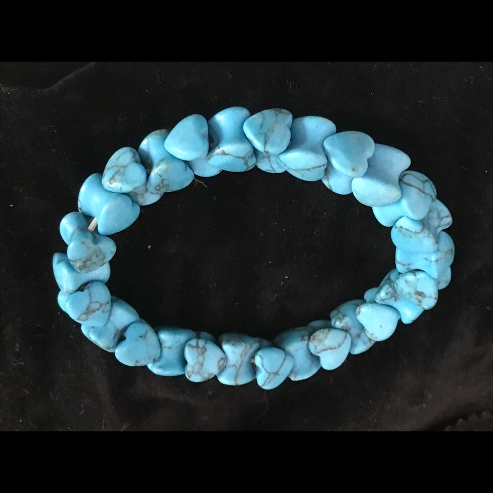 Turquoise Dyed Howlite Bracelet